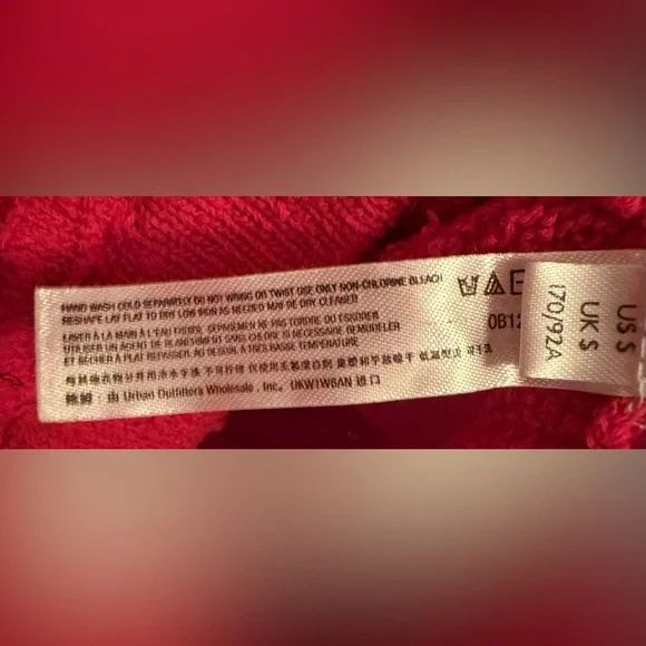 Free People Beach Carter Collared V Neck Polo Sweater Textured Fuchsia - Picture 4 of 7